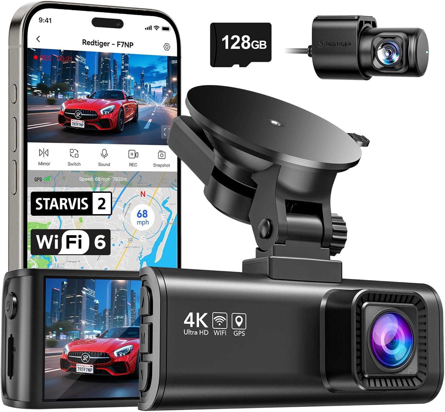 REDTIGER 4K Dash Cam Review: 24H Parking Mode Efficiency