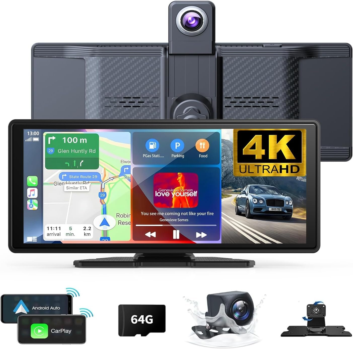 10.26" Wireless Carplay Screen Review: Transforming Your Drive with 360° Flexibility