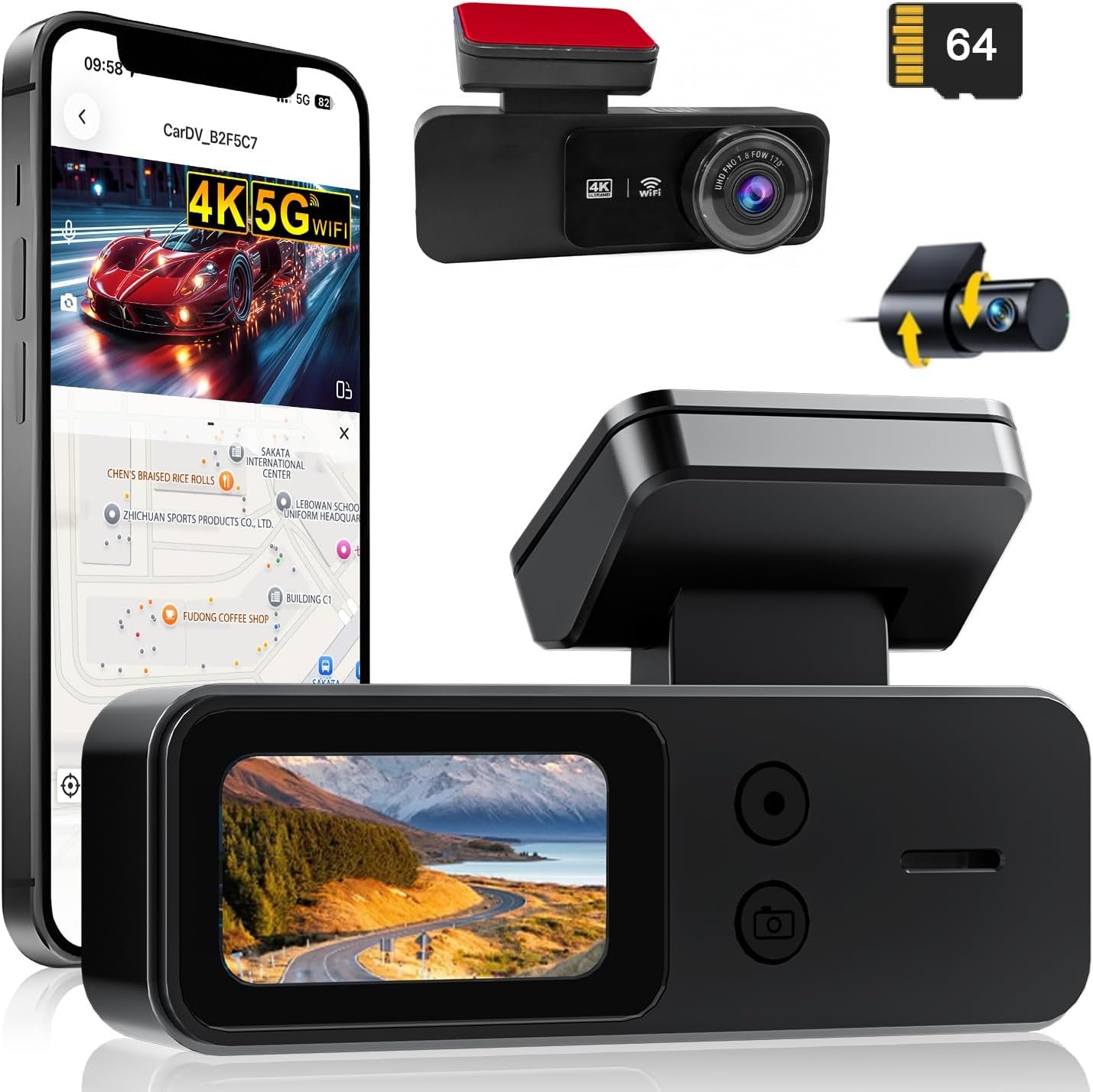 Dash Cam Front and Rear 4K+2K Review: Ultimate Protection on the Road