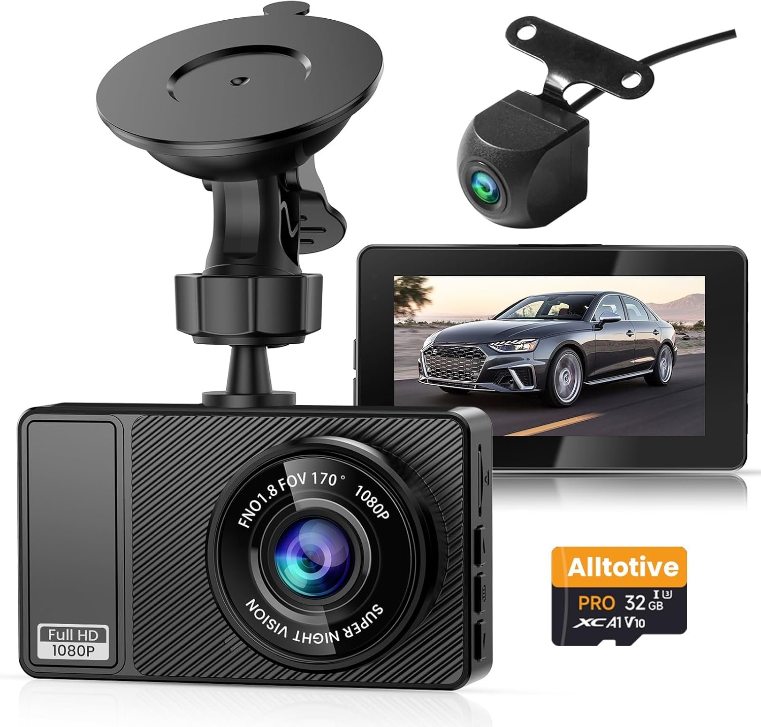 Dash Cam Front and Rear Review: Reliable 1080P Clarity for Peace of Mind