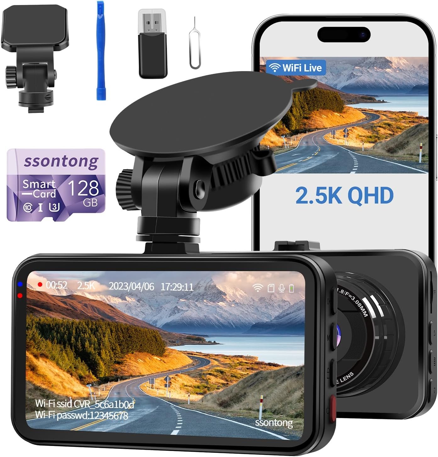Dash Cam WiFi Review: Stunning 2.5K Clarity and Smart Features