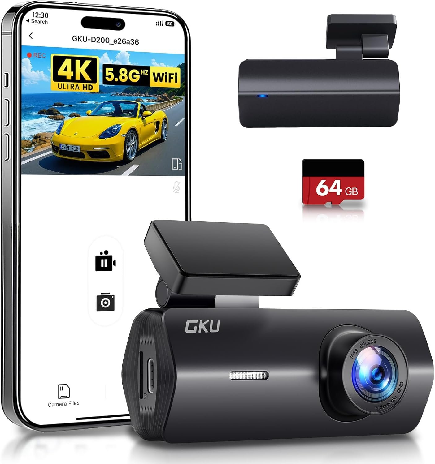 GKU 4K Dash Cam Review: Crystal Clear Recording with Night Vision