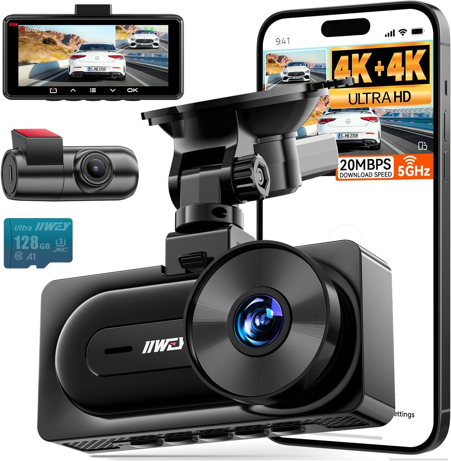 IIWEY 4K+4K Dash Cam Review: Unmatched Clarity and Safety Features